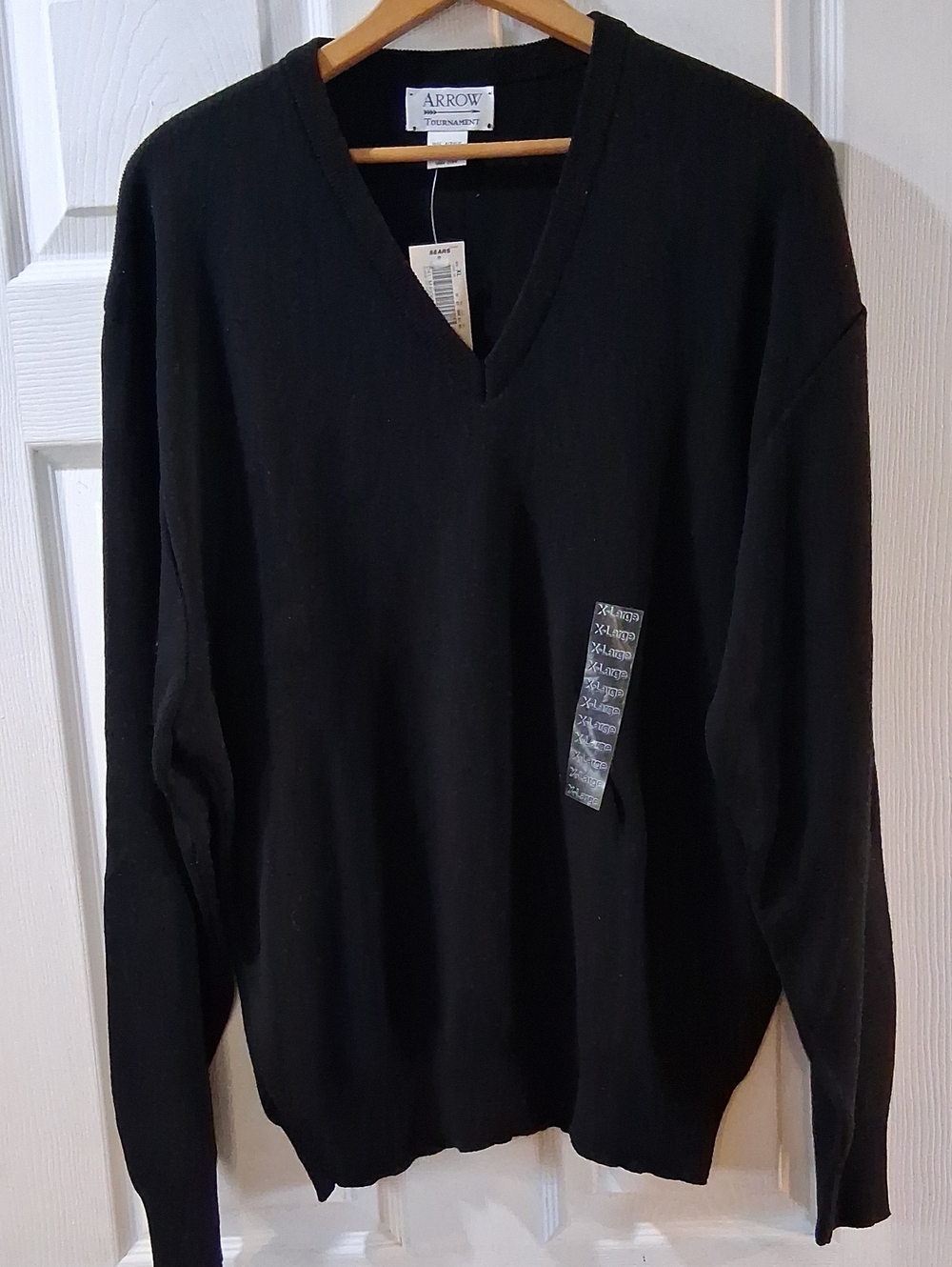 Arrow Black V-Neck Men’s Sweater
